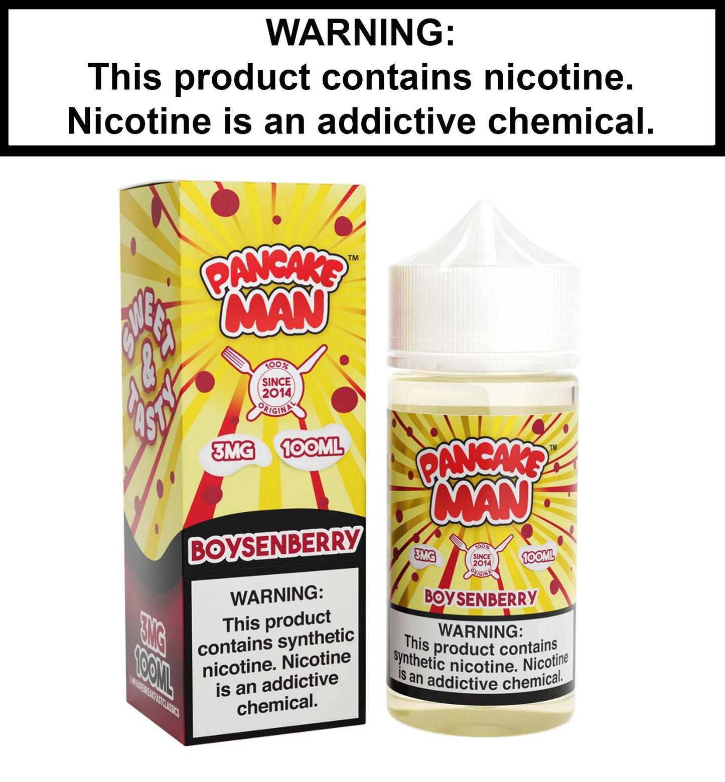 Pancake Man Boysenberry (Nic Salt)