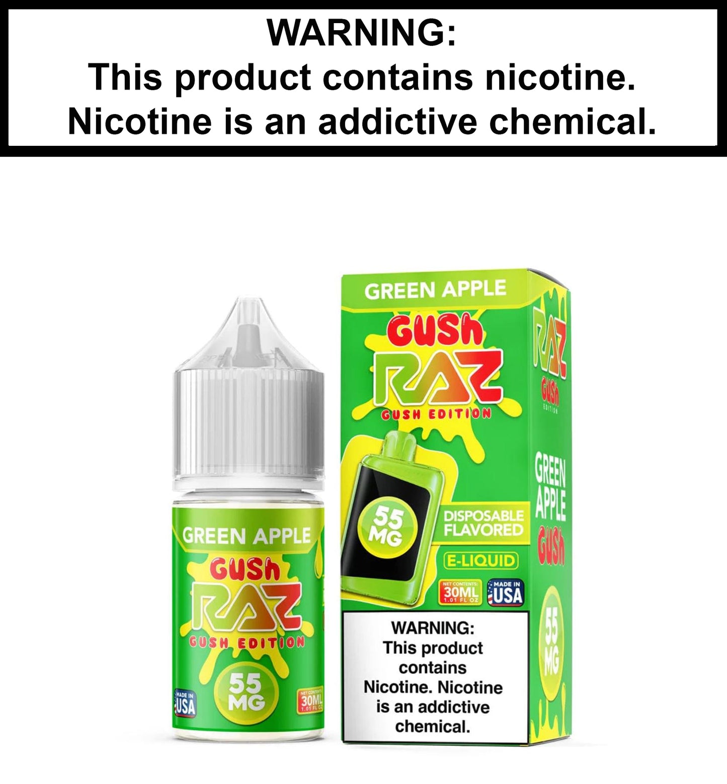 Pod Juice Green Apple Gush (Nic Salt)