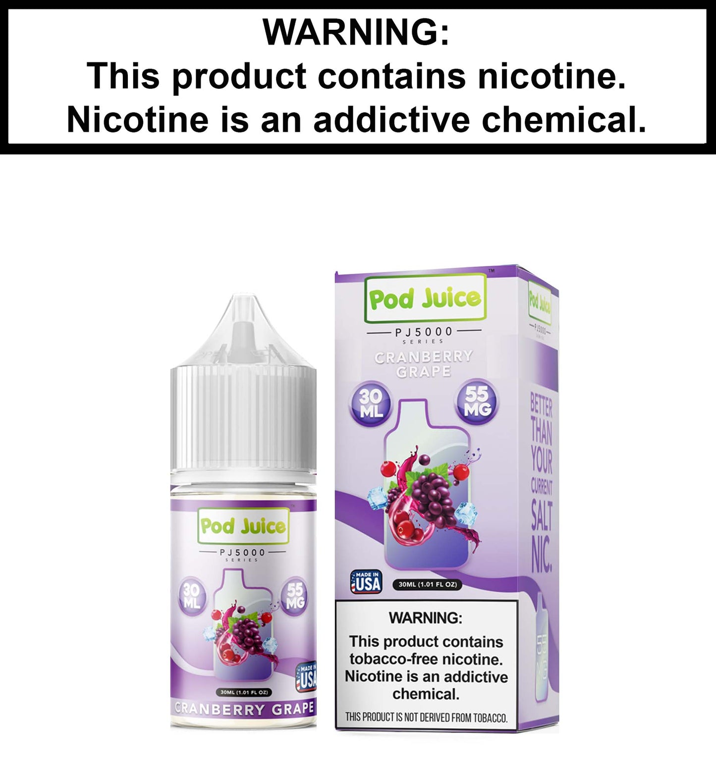Pod Juice Cranberry Grape (Nic Salt)