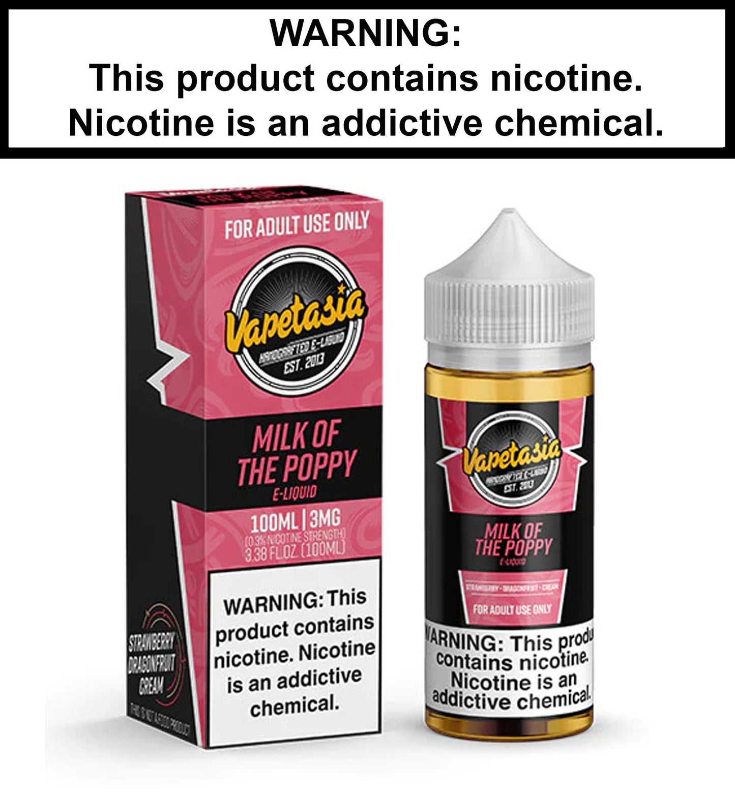 Vapetasia Milk of the Poppy