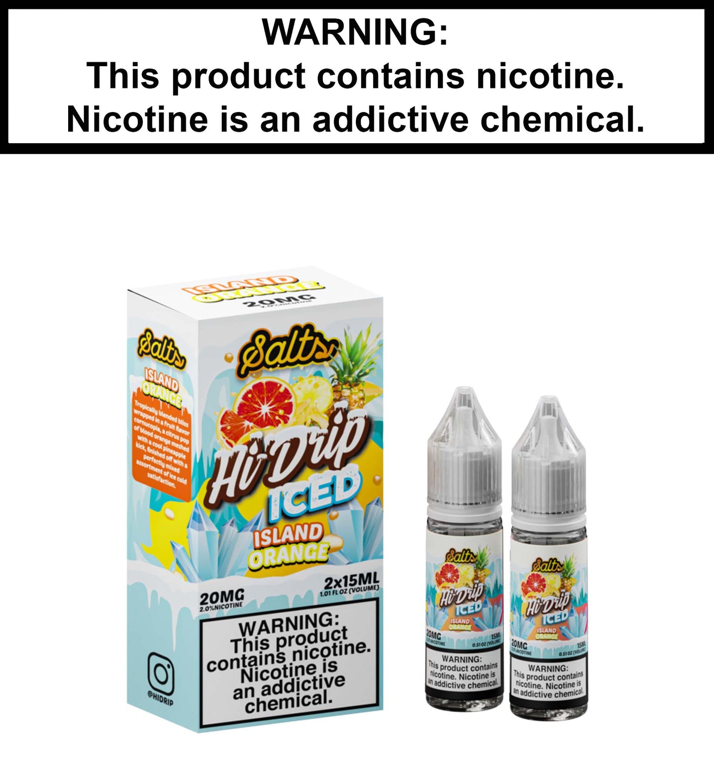Hi-Drip Island Orange Iced (Nic Salt)