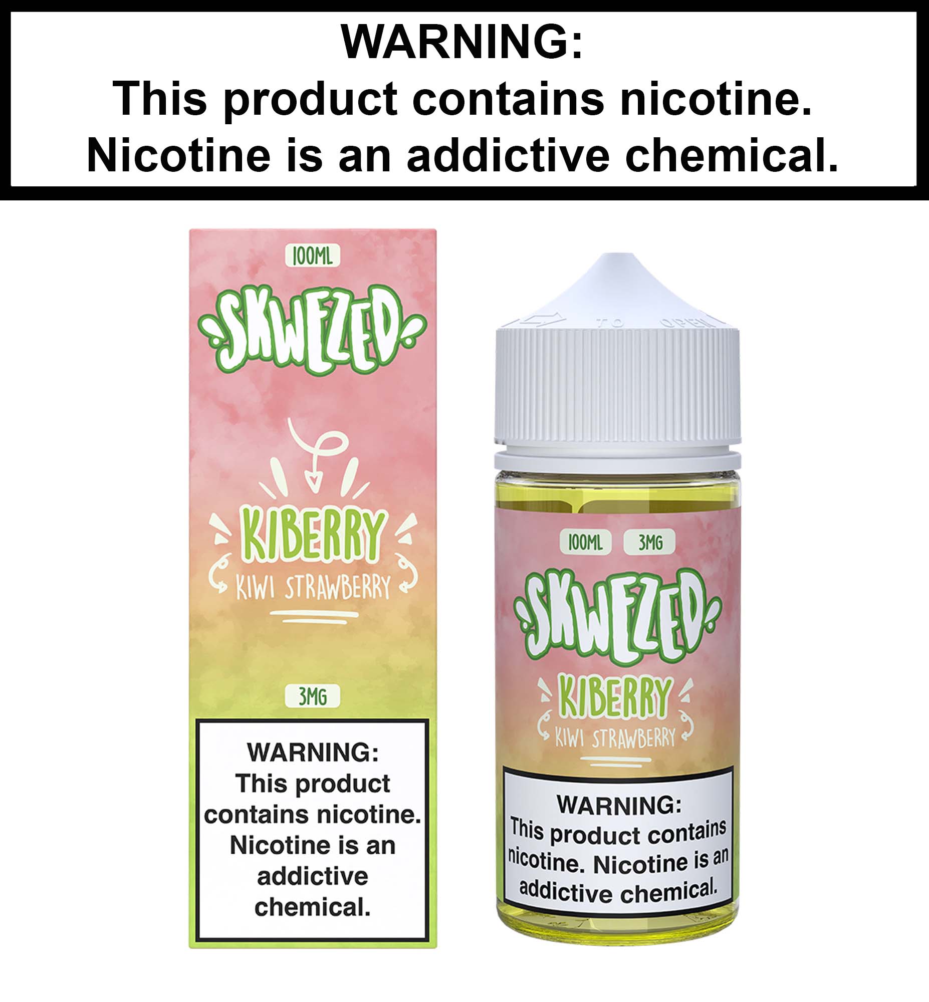 Skwezed KiBerry (Kiwi Strawberry) Vapor Villa Skwezed KiBerry (Kiwi Strawberry) Vapor Villa