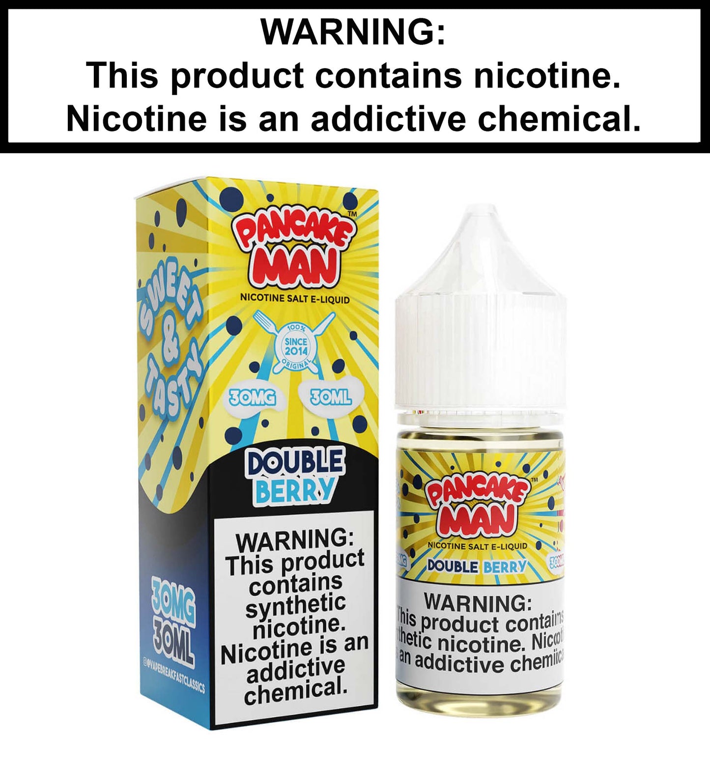 Pancake Man Double Berry (Nic Salt)