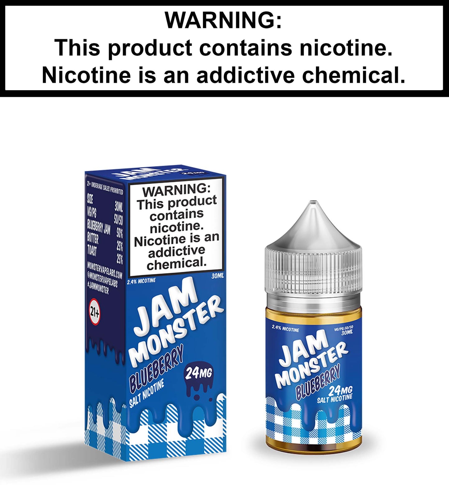 Jam Monster Blueberry (Nic Salt)