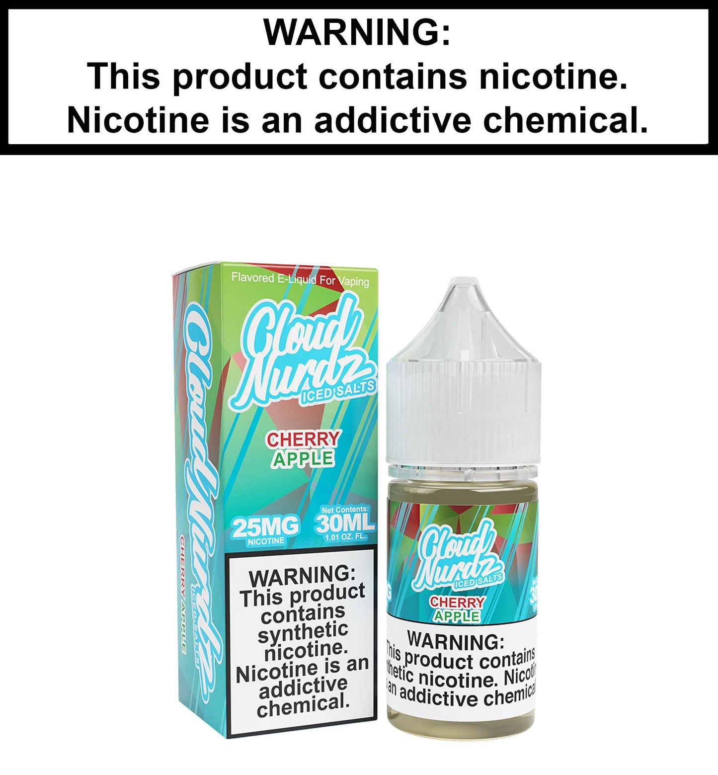 Cloud Nurdz Cherry Apple Iced (Nic Salt)
