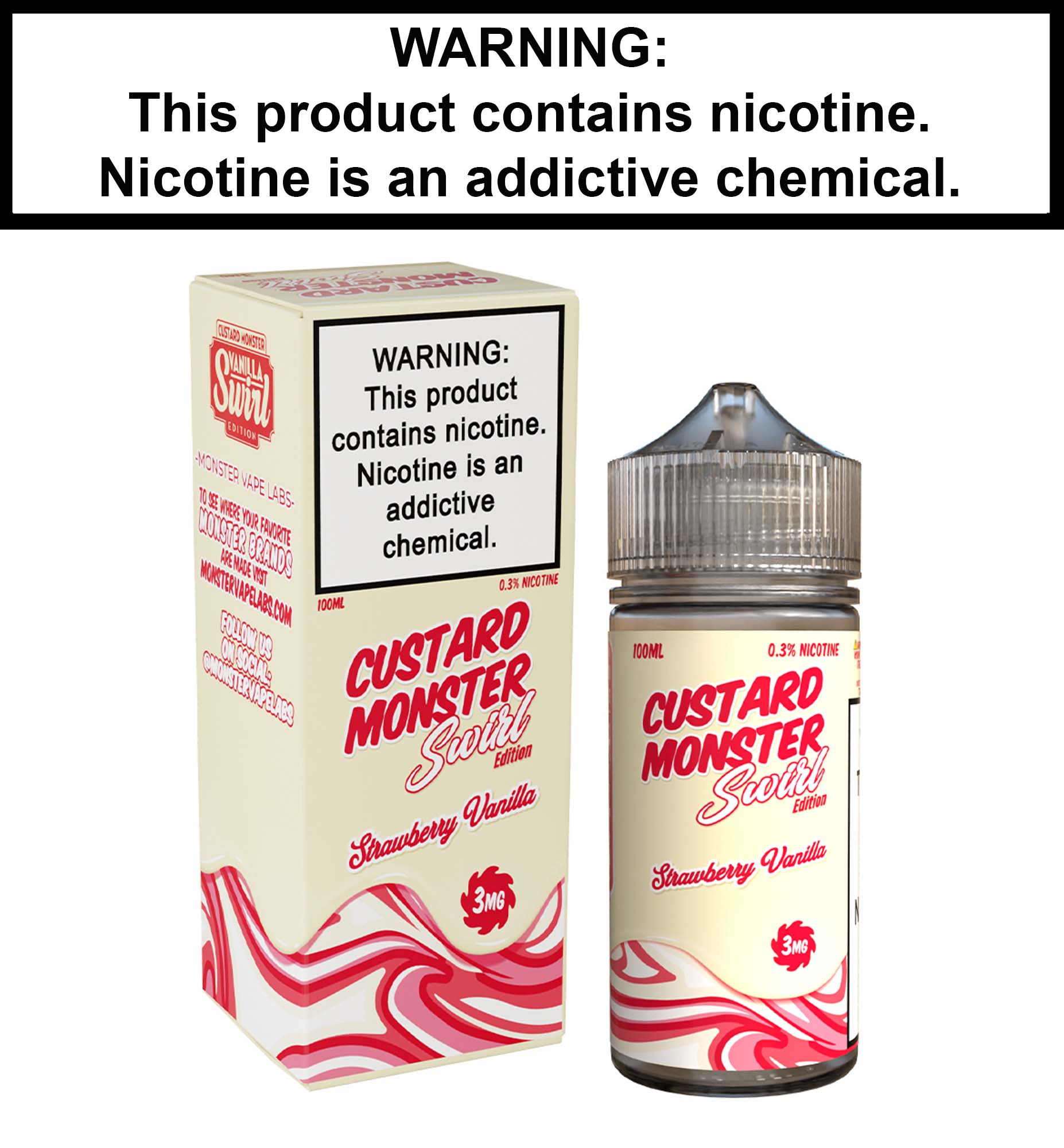 Custard Monster Strawberry Vanilla Vapor Villa Custard Monster Strawberry Vanilla Vapor Villa