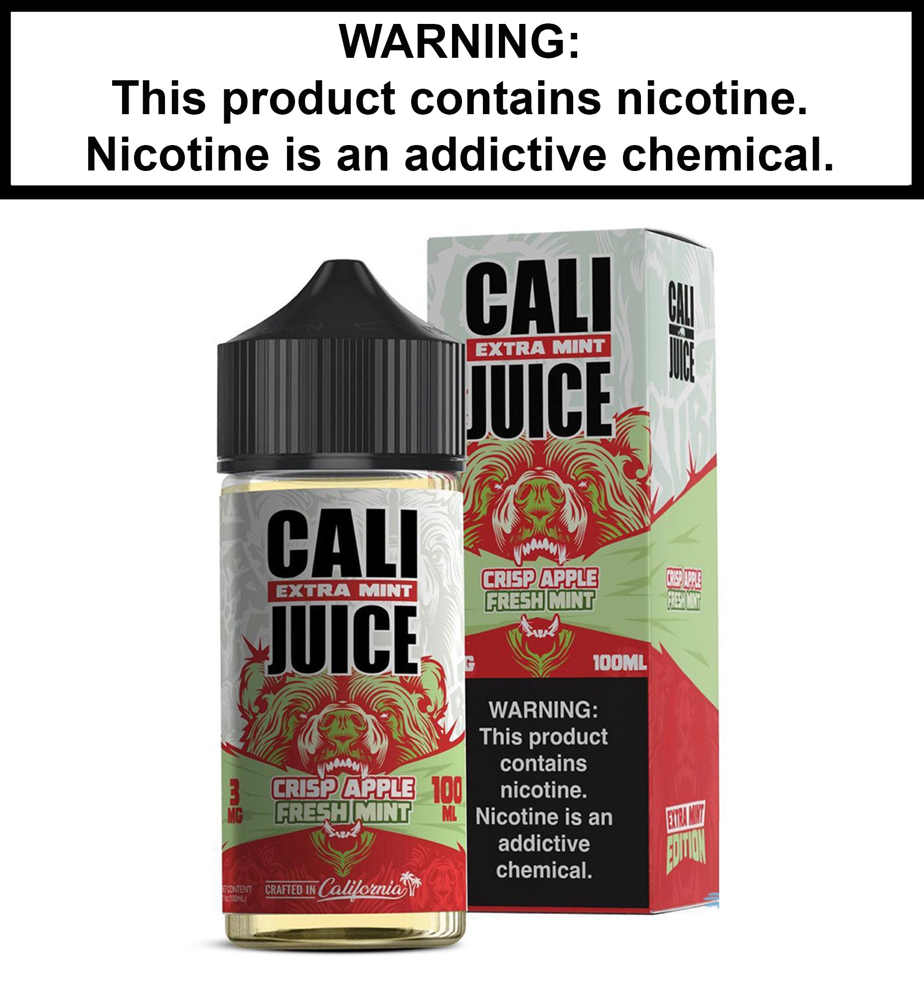 Cali Juice Crisp Apple Fresh Mint Vapor Villa Cali Juice Crisp Apple Fresh Mint Vapor Villa