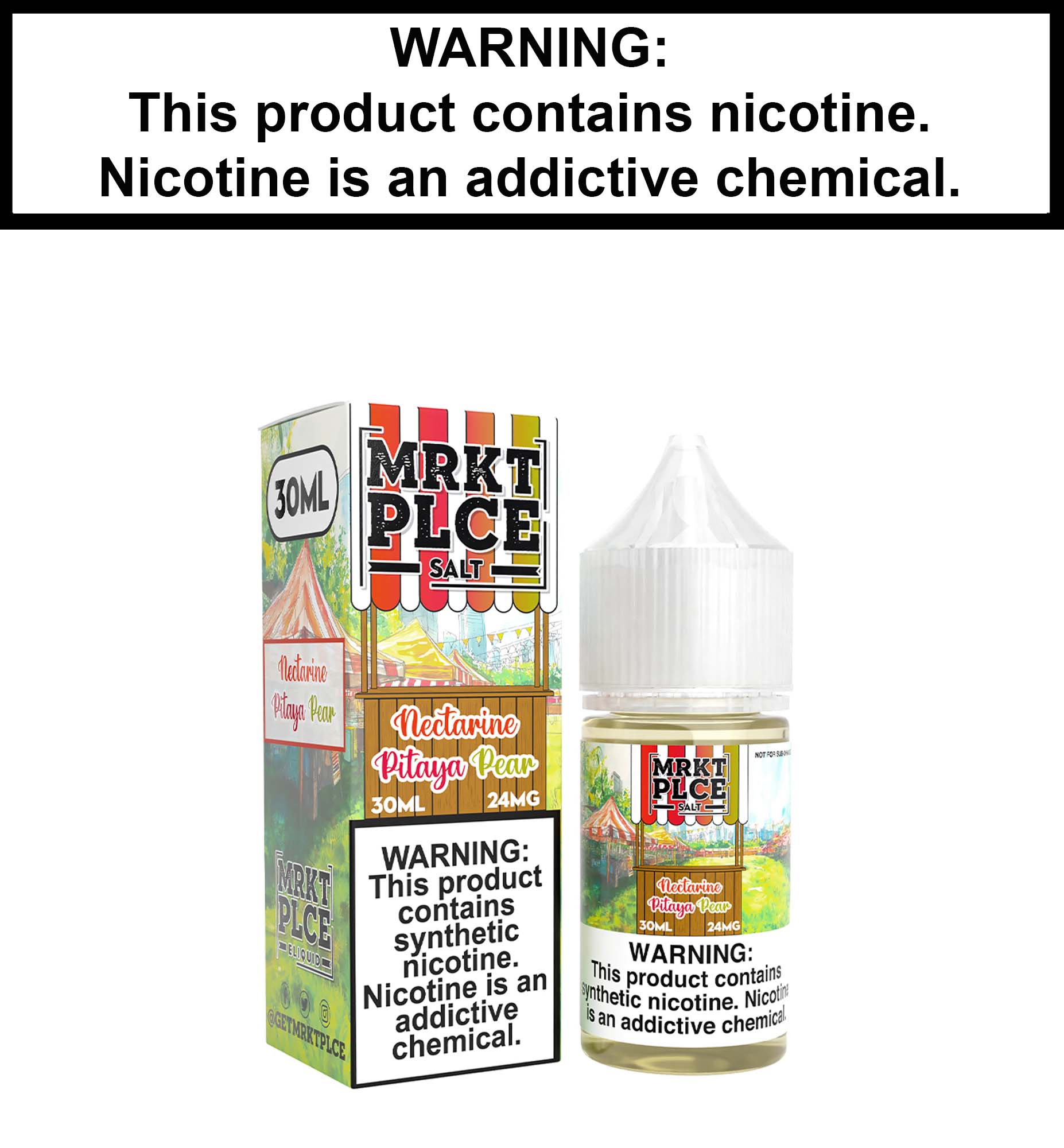 MRKT PLCE Nectarine Pitaya Pear (Nic Salt) Vapor Villa MRKT PLCE Nectarine Pitaya Pear (Nic Salt) Vapor Villa