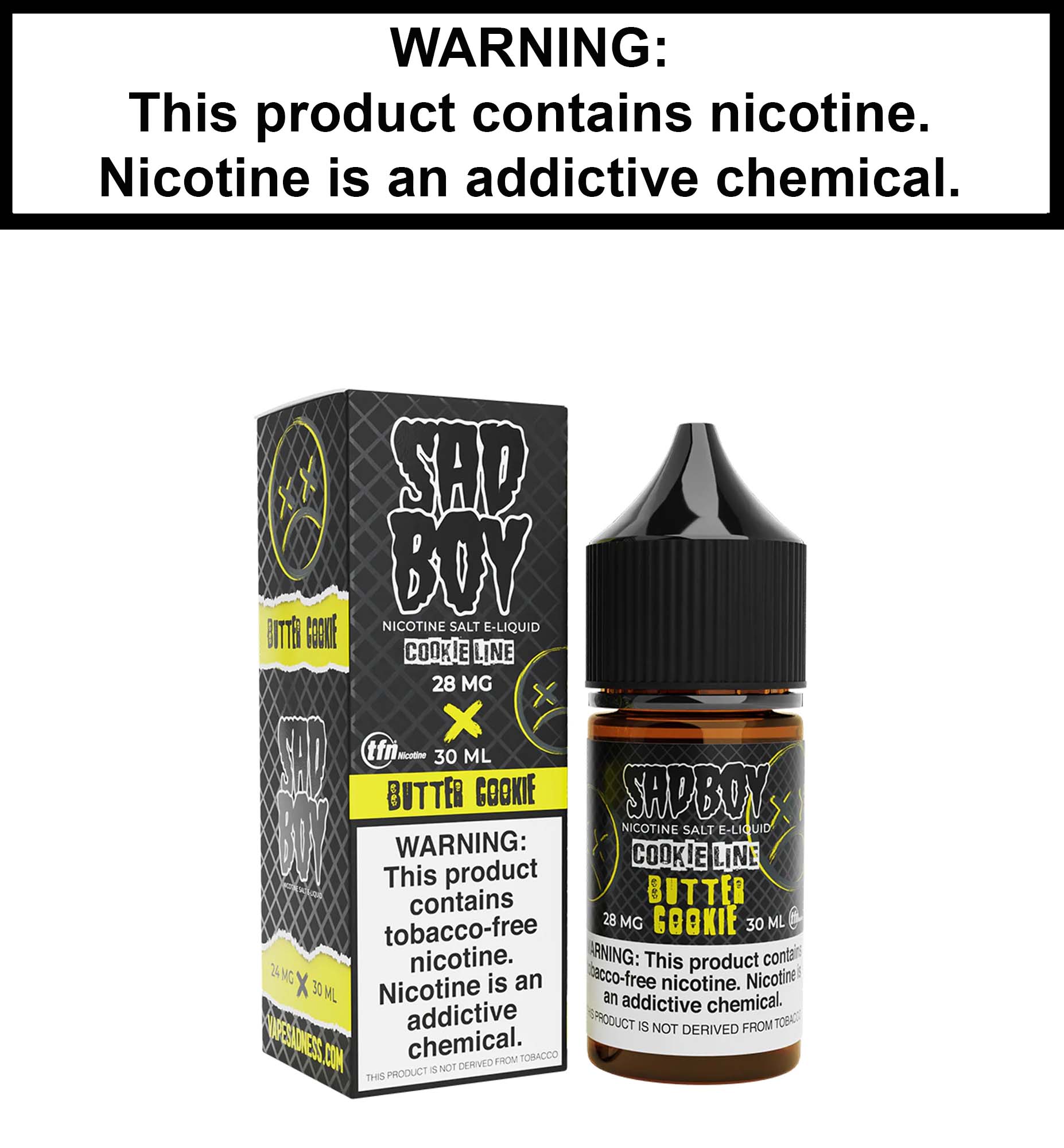 Sad Boy Butter Cookie (Nic Salt) Vapor Villa Sad Boy Butter Cookie (Nic Salt) Vapor Villa