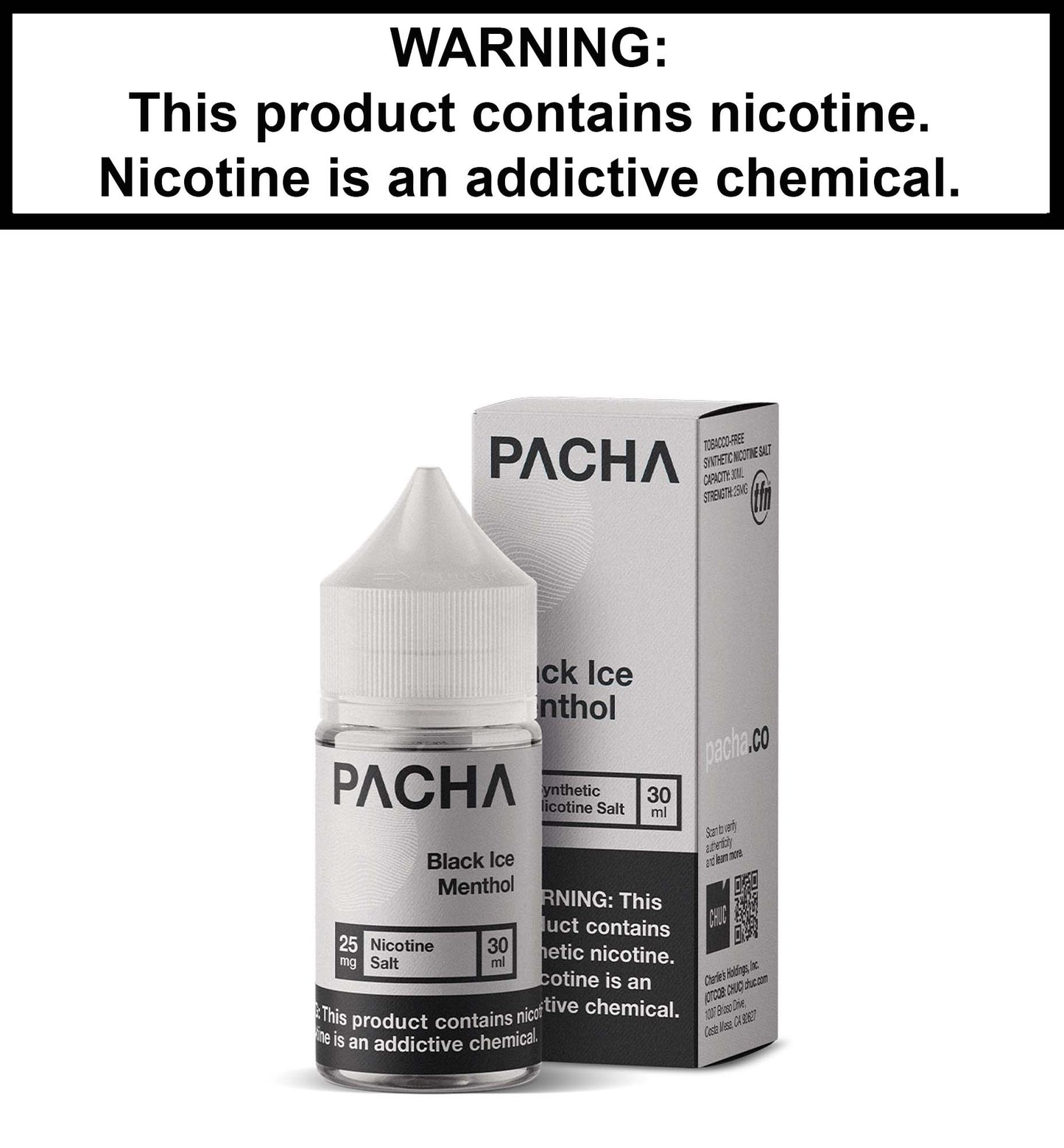 Pacha Mama Black Ice Menthol (Nic Salt)