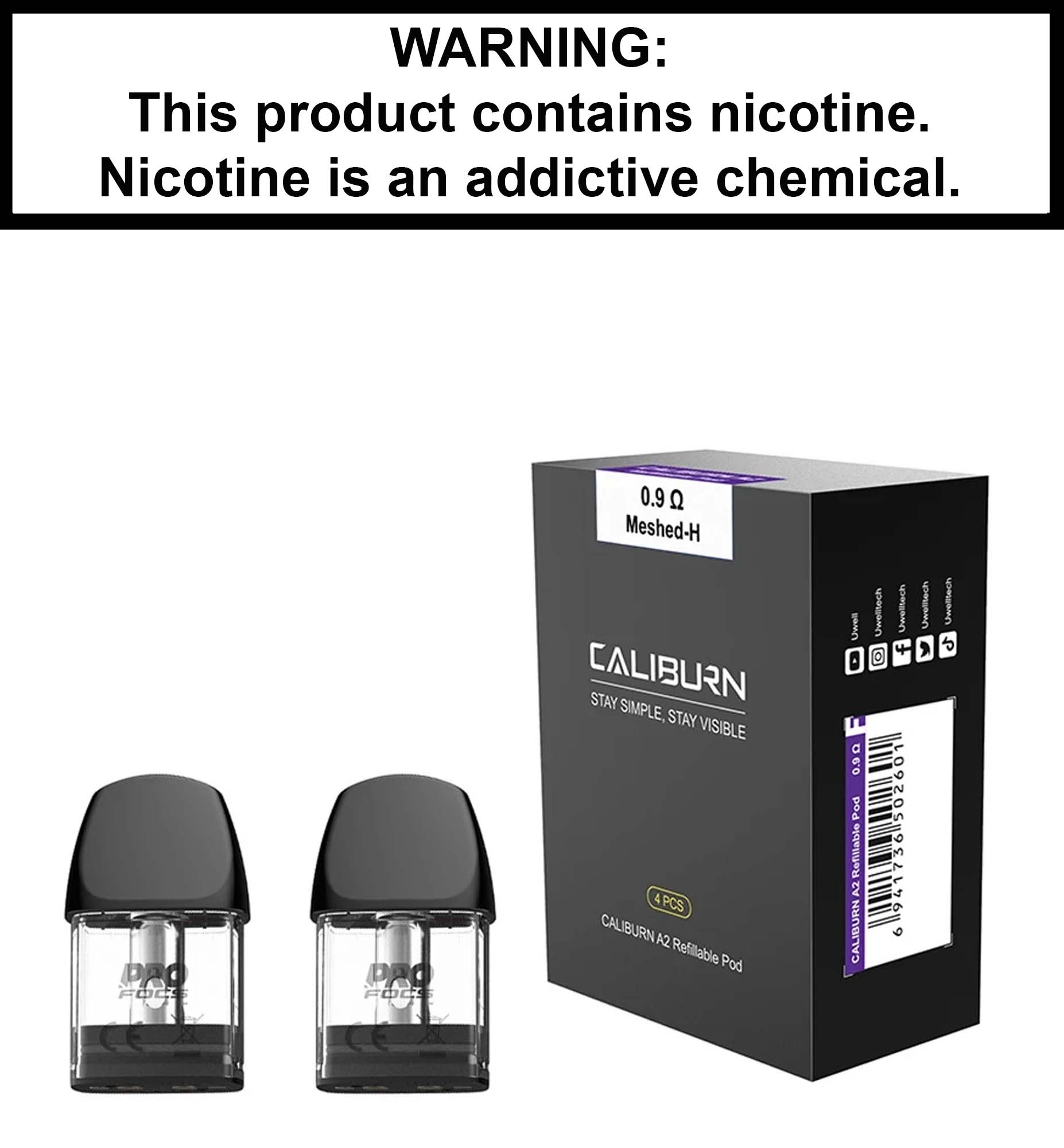 Uwell Caliburn A2 Pods Vapor Villa Uwell Caliburn A2 Pods Vapor Villa