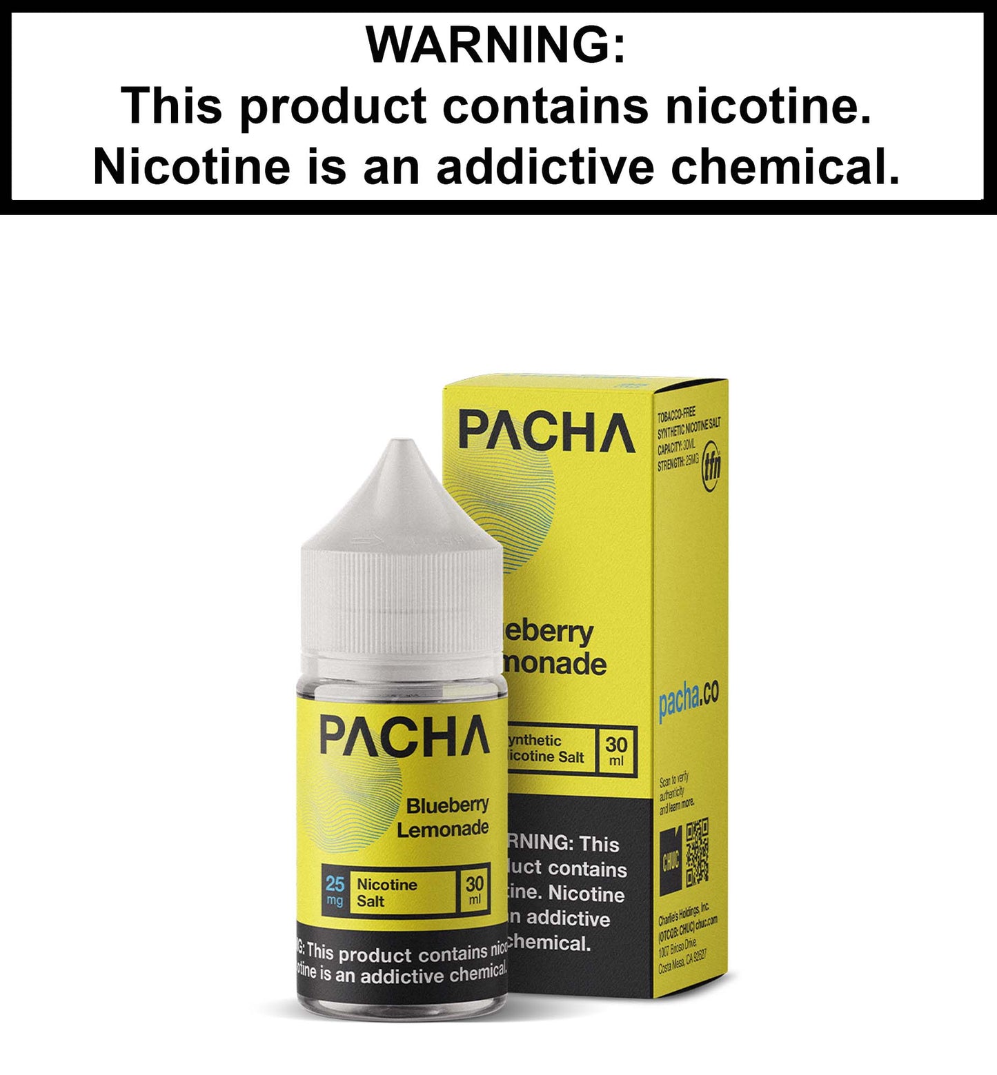 Pacha Mama Blueberry Lemonade (Nic Salt)