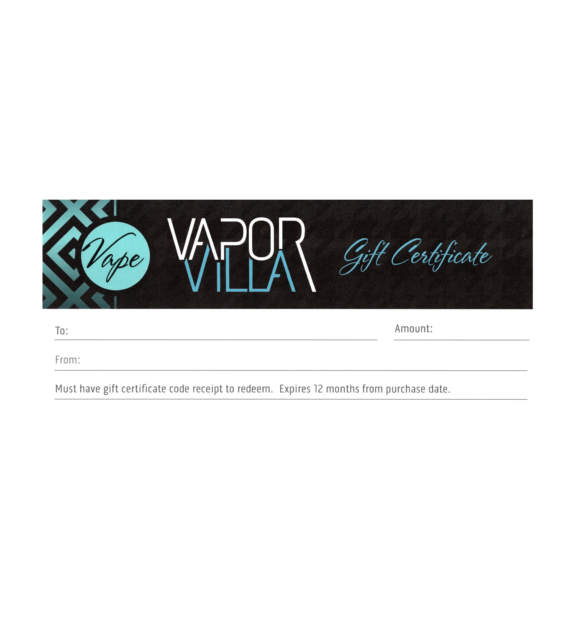 Gift Card Vapor Villa Gift Card Vapor Villa