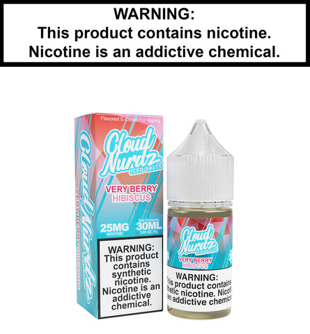 Cloud Nurdz Very Berry Hibiscus Iced (Nic Salt)