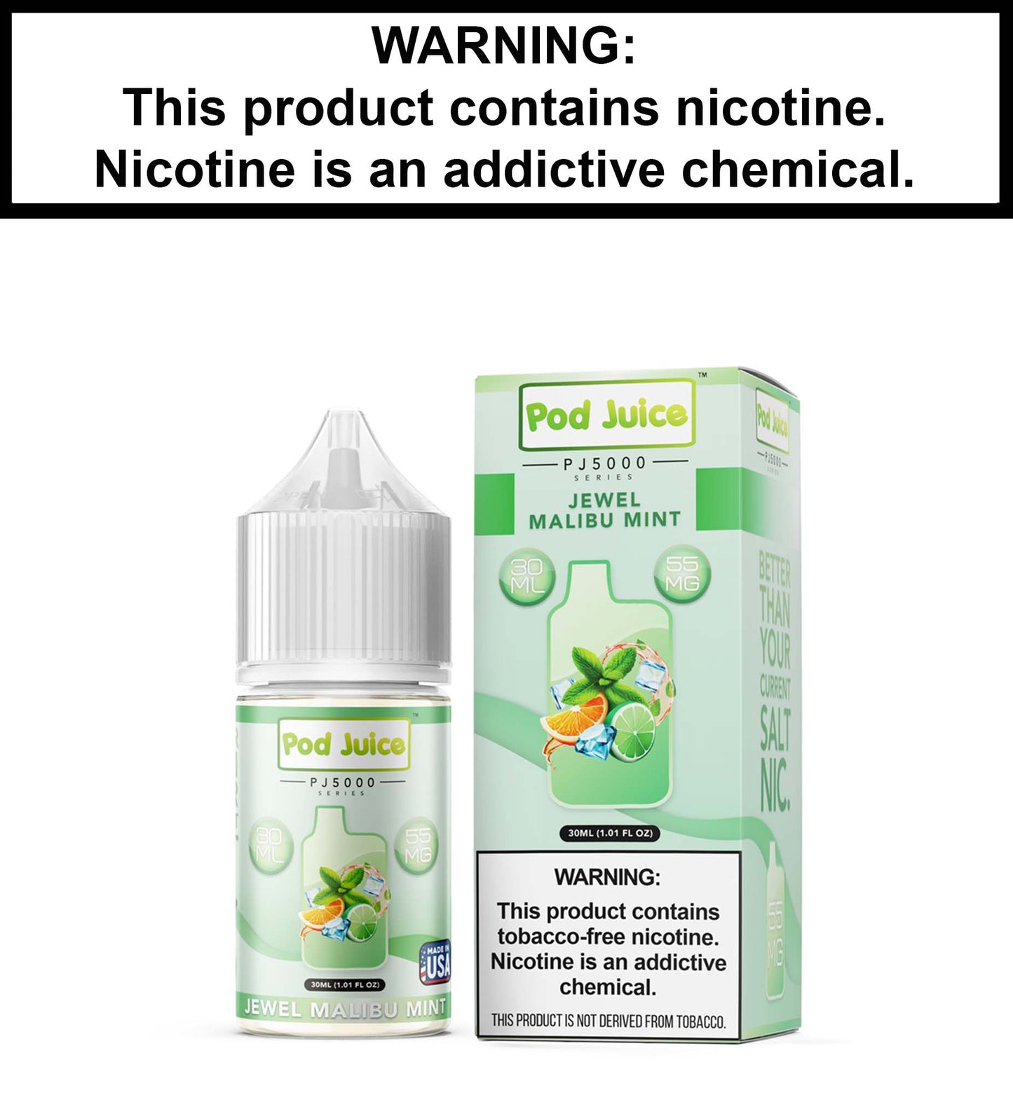 Pod Juice Jewel Malibu Mint (Nic Salt)