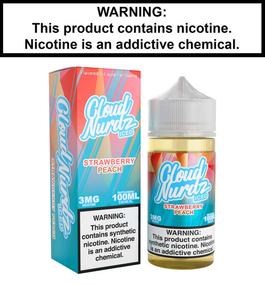 Cloud Nurdz Strawberry Peach Iced