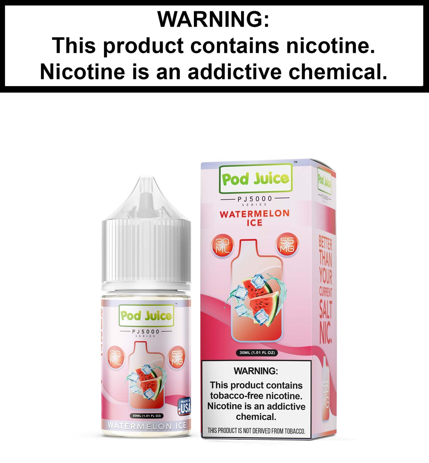 Pod Juice Watermelon Ice (Nic Salt)