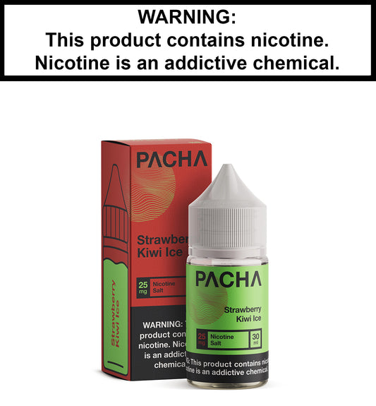 Pacha Mama Strawberry Kiwi Ice (Nic Salt)