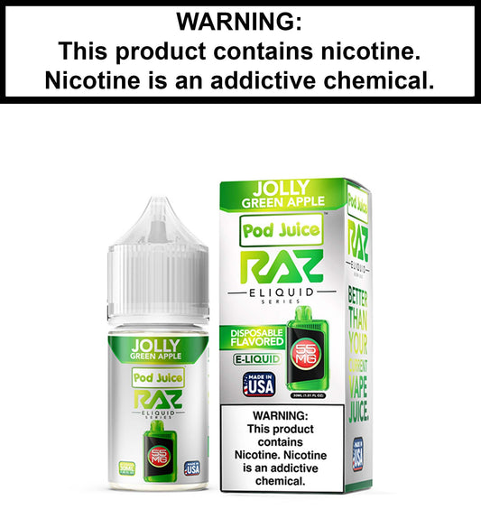Pod Juice Jolly Green Apple (Nic Salt)