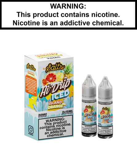 Island Orange Iced (Nic Salt) - 30ml