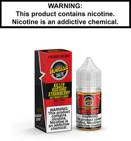 Killer Kustard Strawberry (Nic Salt) - 30ml