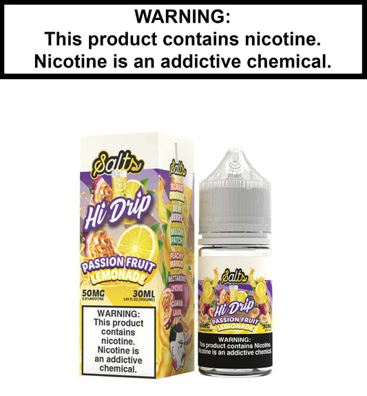 Hi-Drip Passion Fruit Lemonade (Nic Salt)