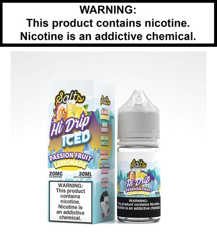Passion Fruit Lemonade Iced (Nic Salt) - 30ml