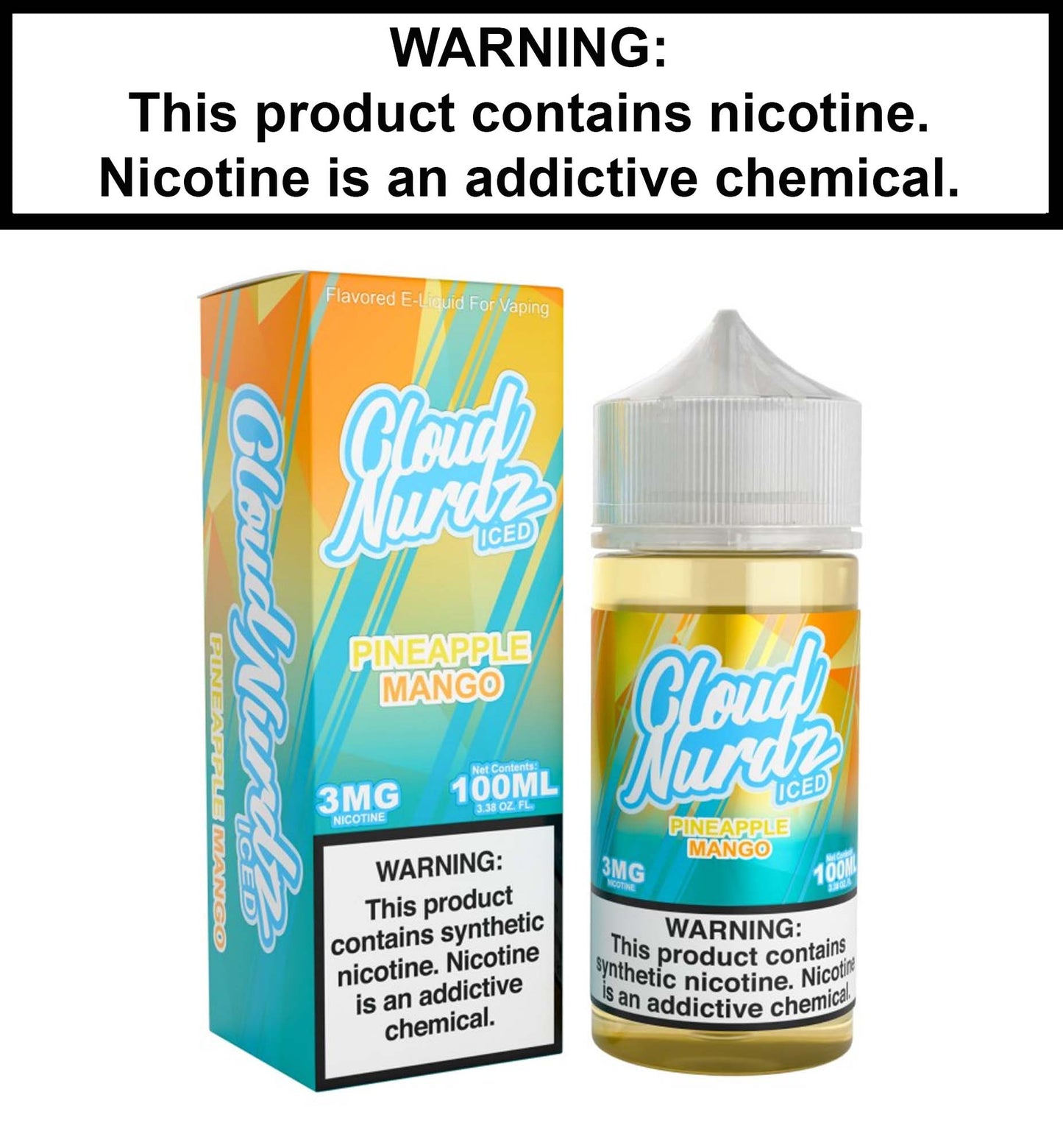 Cloud Nurdz Pineapple Mango Iced