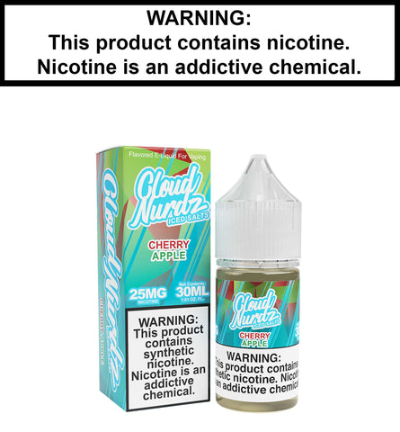 Cloud Nurdz Cherry Apple Iced (Nic Salt)
