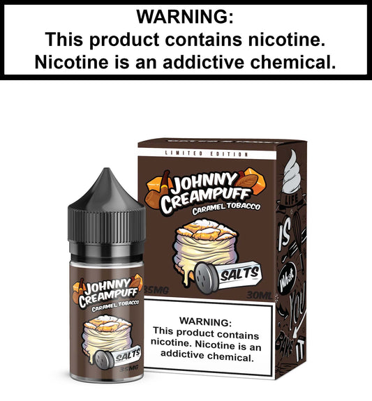 Johnny Creampuff Caramel Tobacco (Nic Salt)