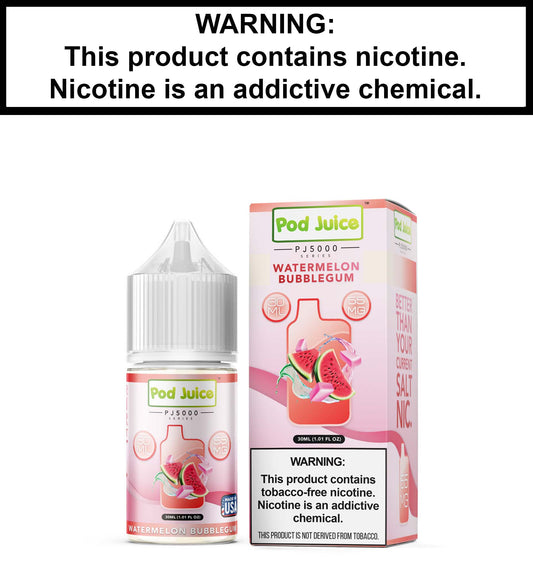 Pod Juice Watermelon Bubblegum (Nic Salt)