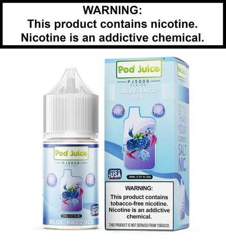 Blue Razz Ice (Nic Salt) - 30ml