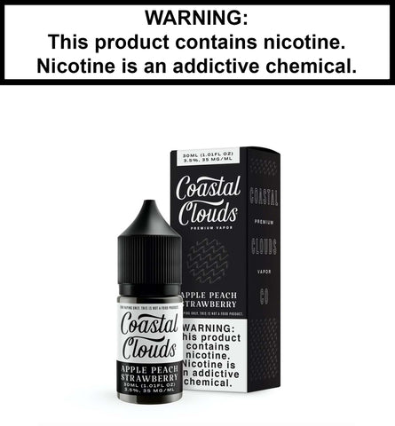 Coastal Clouds Apple Peach Strawberry (Nic Salt) - 30ml