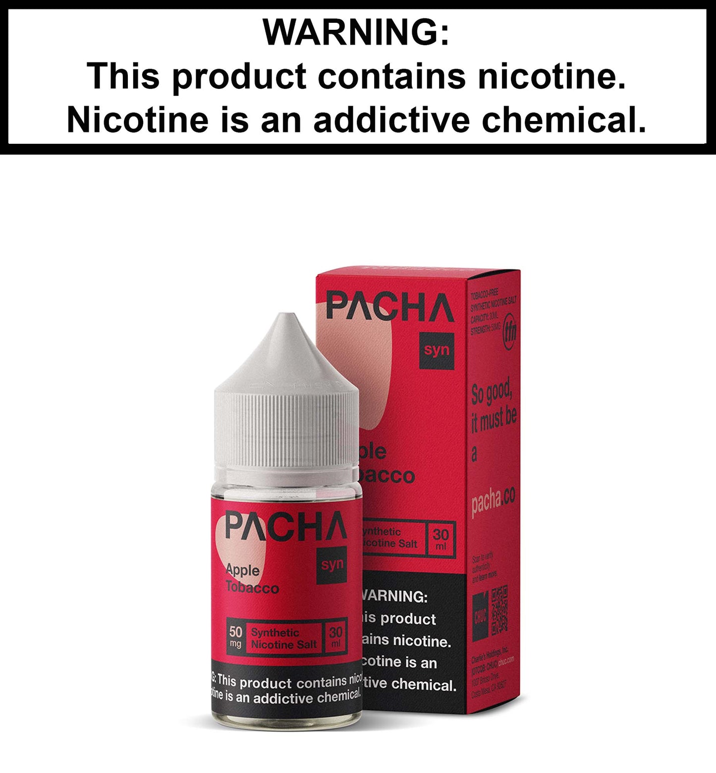 Pacha Mama Apple Tobacco (Nic Salt)