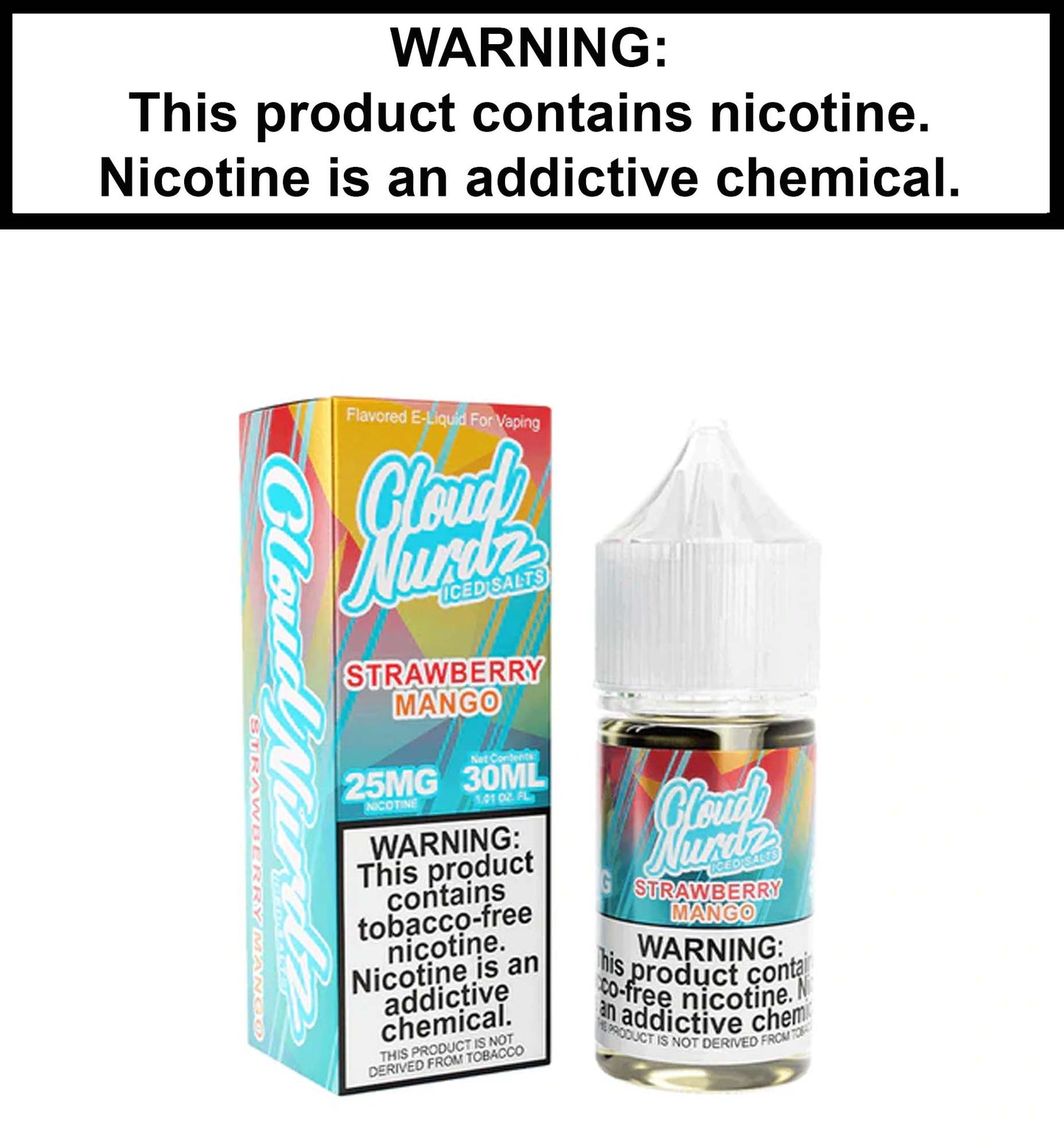 Cloud Nurdz Strawberry Mango Ice (Nic Salt)