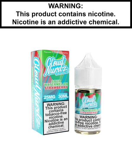 Sour Watermelon Strawberry Iced (Nic Salt) - 30ML