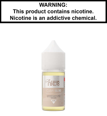 Cuban Blend (Nic Salt) - 30ml