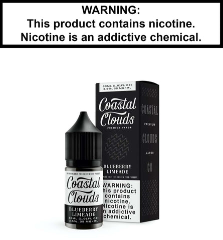 Coastal Clouds Blueberry Limeade (Nic Salt) - 30ml