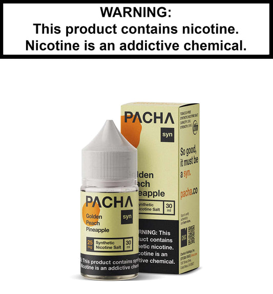 Pacha Mama Golden Peach Pineapple (Nic Salt)